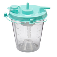 Hi-Flow Bemis Healthcare 8002 055-Hi-Flow Rigid Suction Canister for use with Bemis Quick-Drain Systems, 800 mL (CS/70)